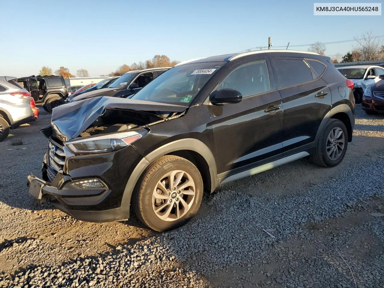 2017 Hyundai Tucson Limited VIN: KM8J3CA40HU565248 Lot: 78884454