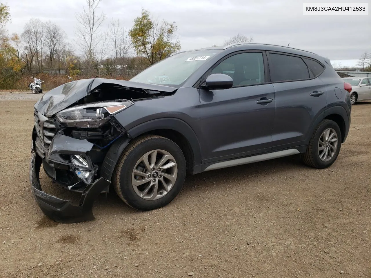 2017 Hyundai Tucson Limited VIN: KM8J3CA42HU412533 Lot: 78887714