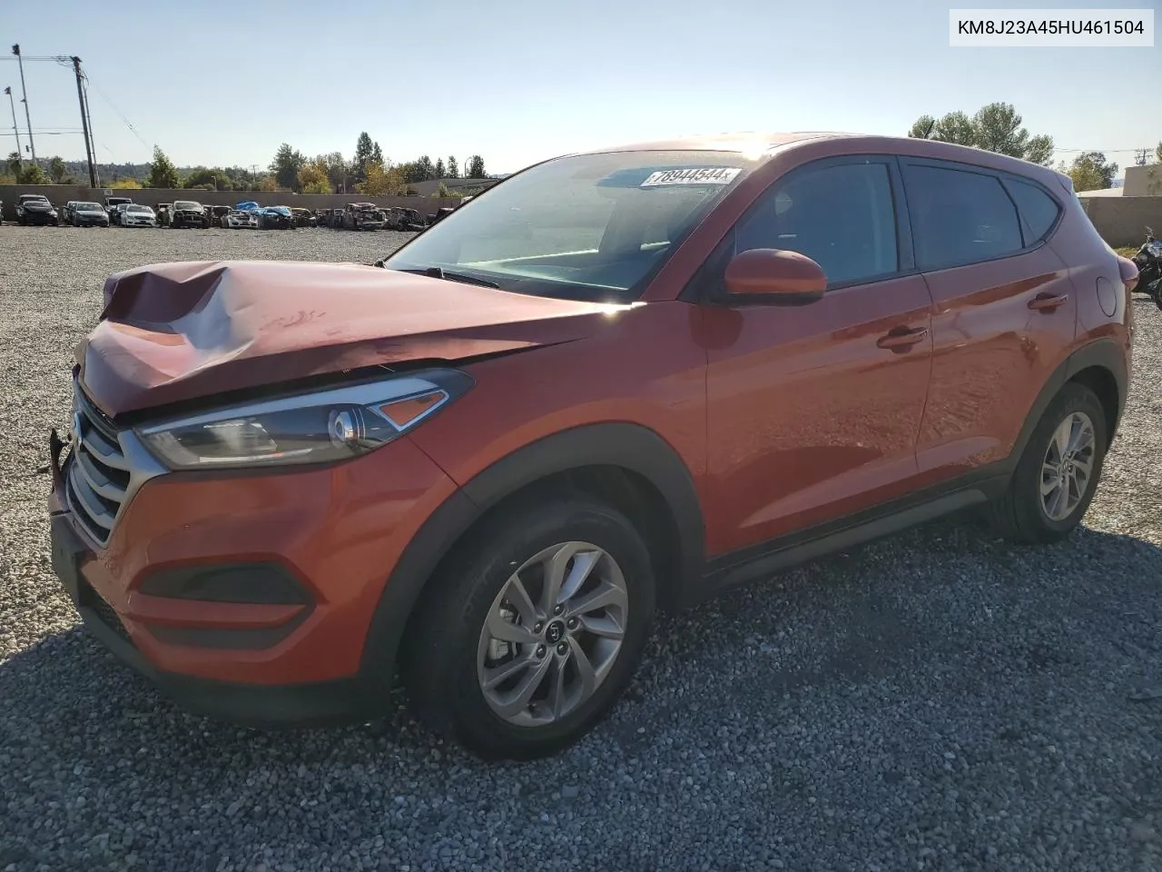 2017 Hyundai Tucson Se VIN: KM8J23A45HU461504 Lot: 78944544