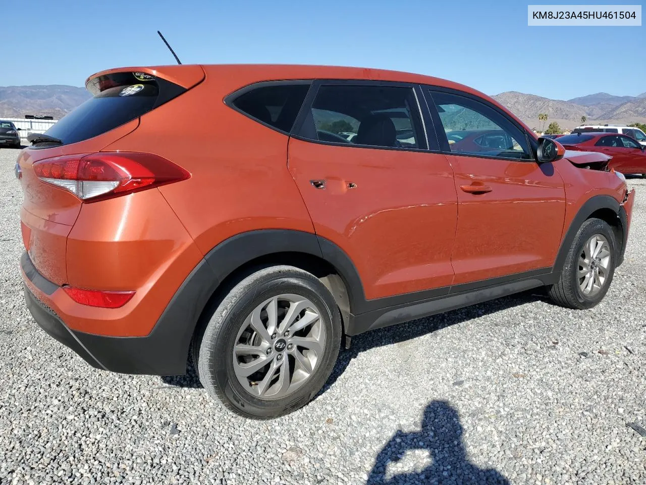 2017 Hyundai Tucson Se VIN: KM8J23A45HU461504 Lot: 78944544