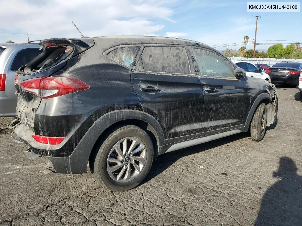 2017 Hyundai Tucson Limited VIN: KM8J33A45HU442108 Lot: 78955174