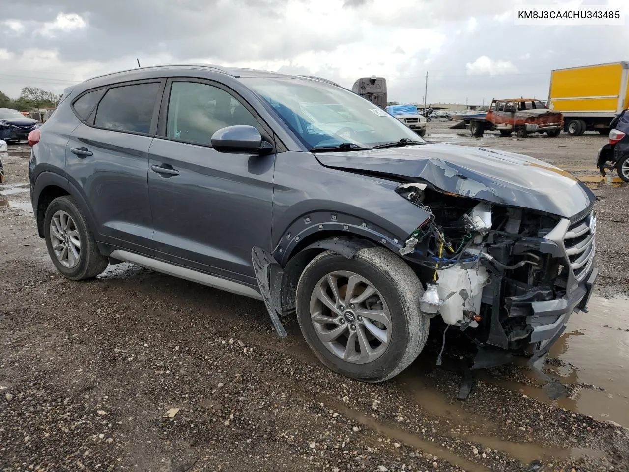 2017 Hyundai Tucson Limited VIN: KM8J3CA40HU343485 Lot: 79118504