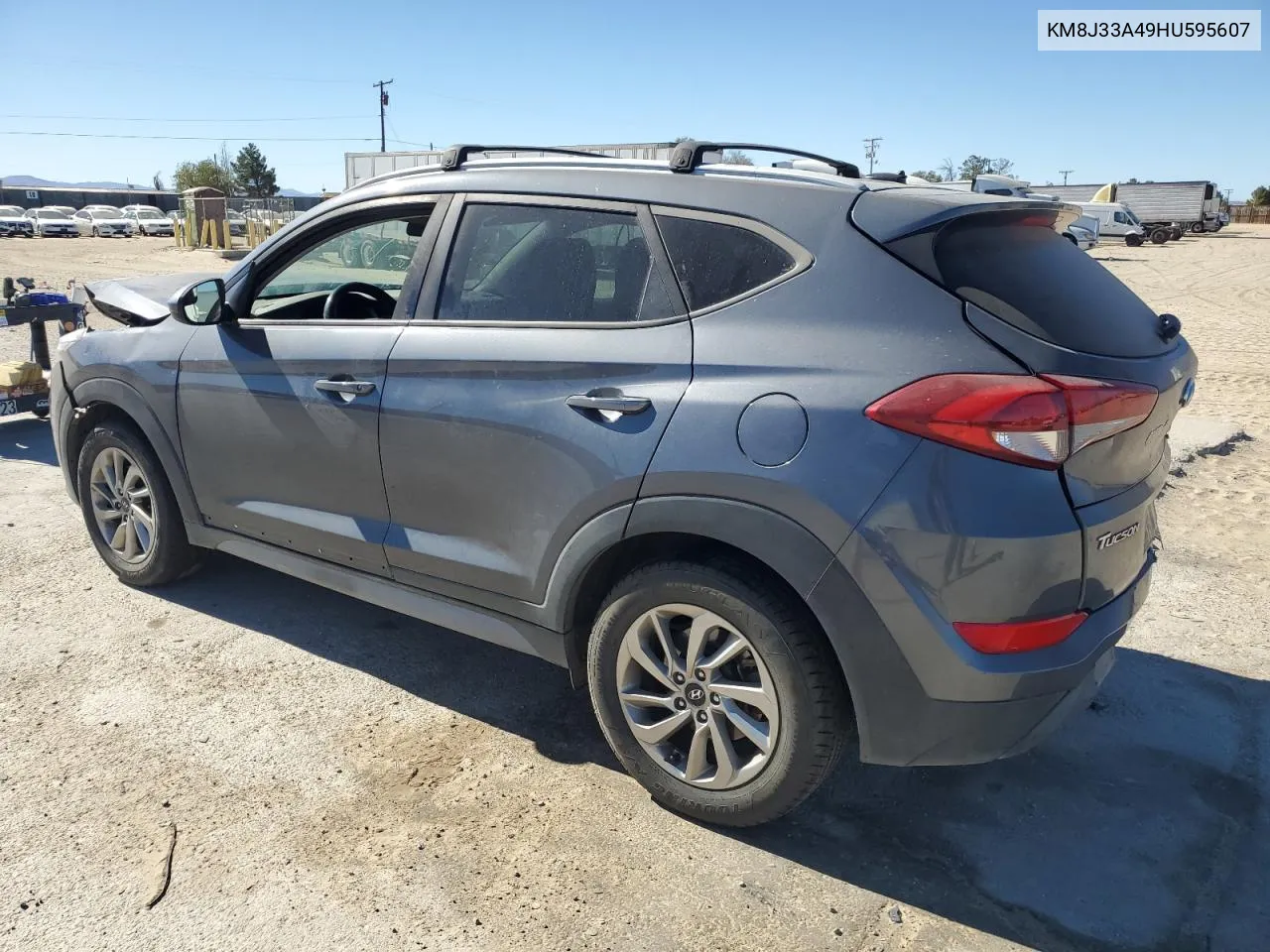 2017 Hyundai Tucson Limited VIN: KM8J33A49HU595607 Lot: 79259534