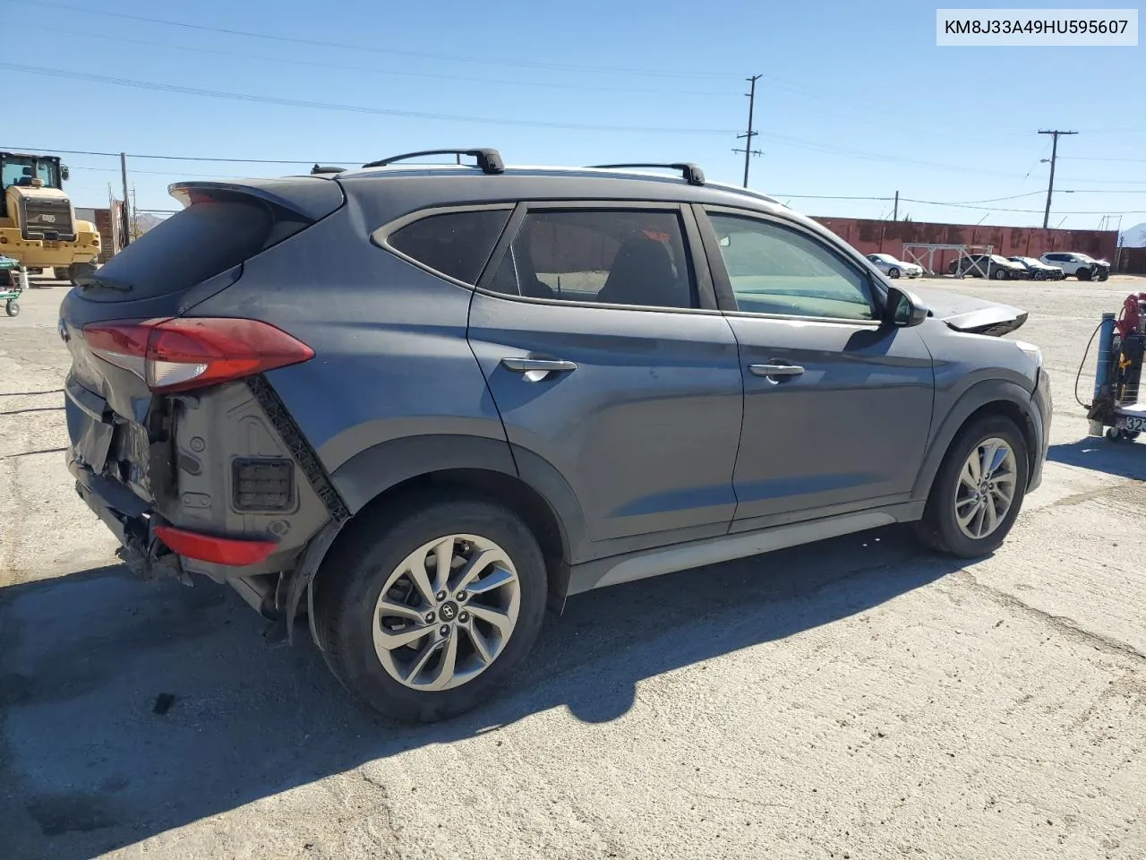 2017 Hyundai Tucson Limited VIN: KM8J33A49HU595607 Lot: 79259534