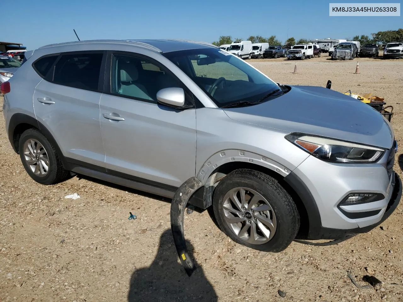 2017 Hyundai Tucson Limited VIN: KM8J33A45HU263308 Lot: 79417534