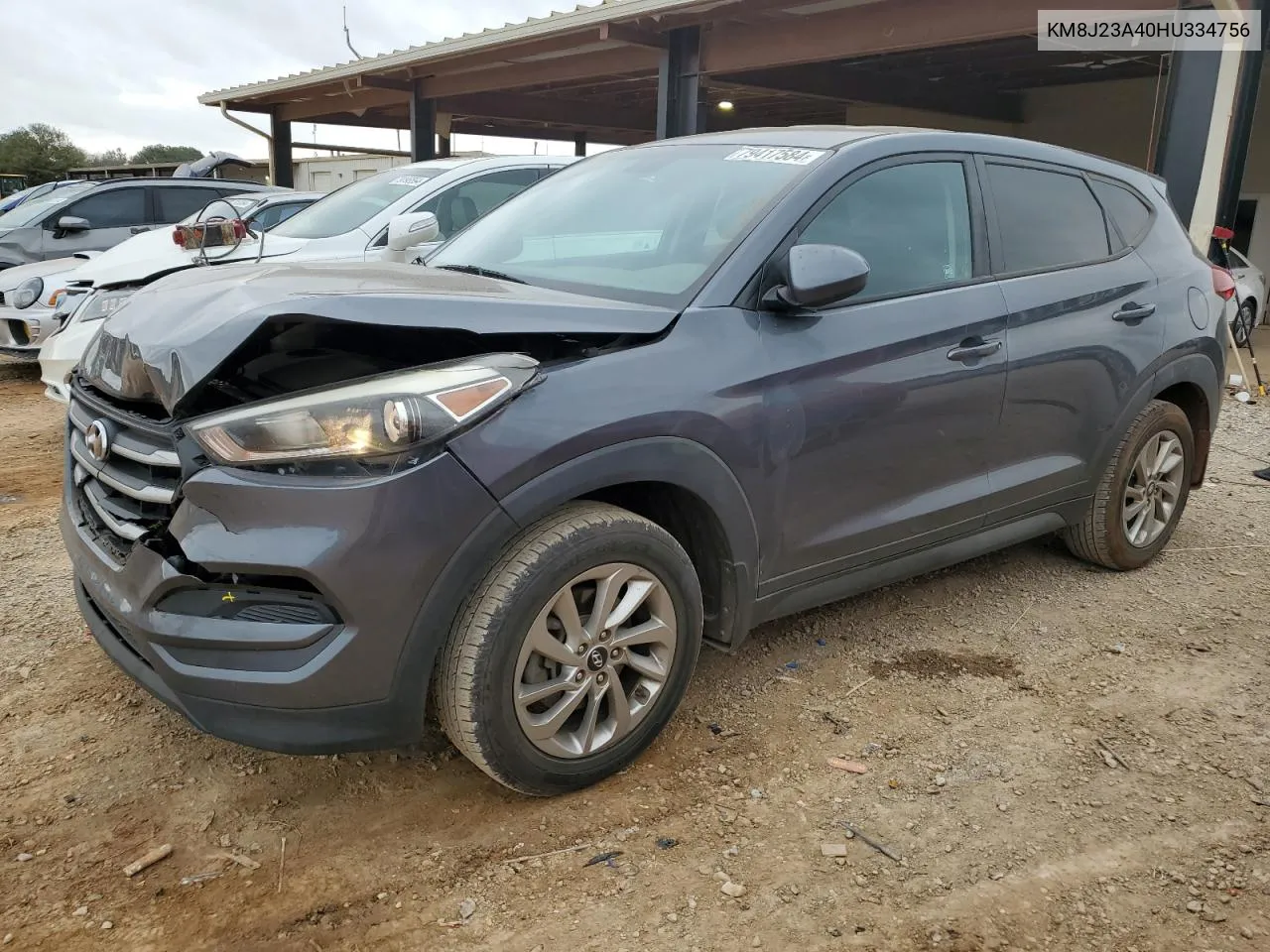 2017 Hyundai Tucson Se VIN: KM8J23A40HU334756 Lot: 79417584