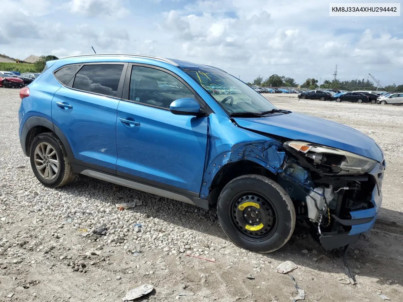 2017 Hyundai Tucson Limited VIN: KM8J33A4XHU294442 Lot: 79504574