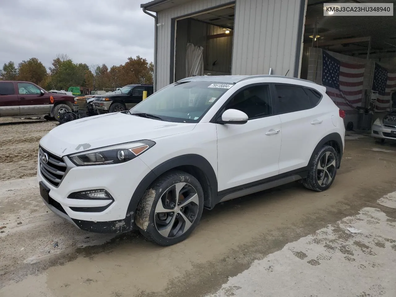 2017 Hyundai Tucson Limited VIN: KM8J3CA23HU348940 Lot: 79515004