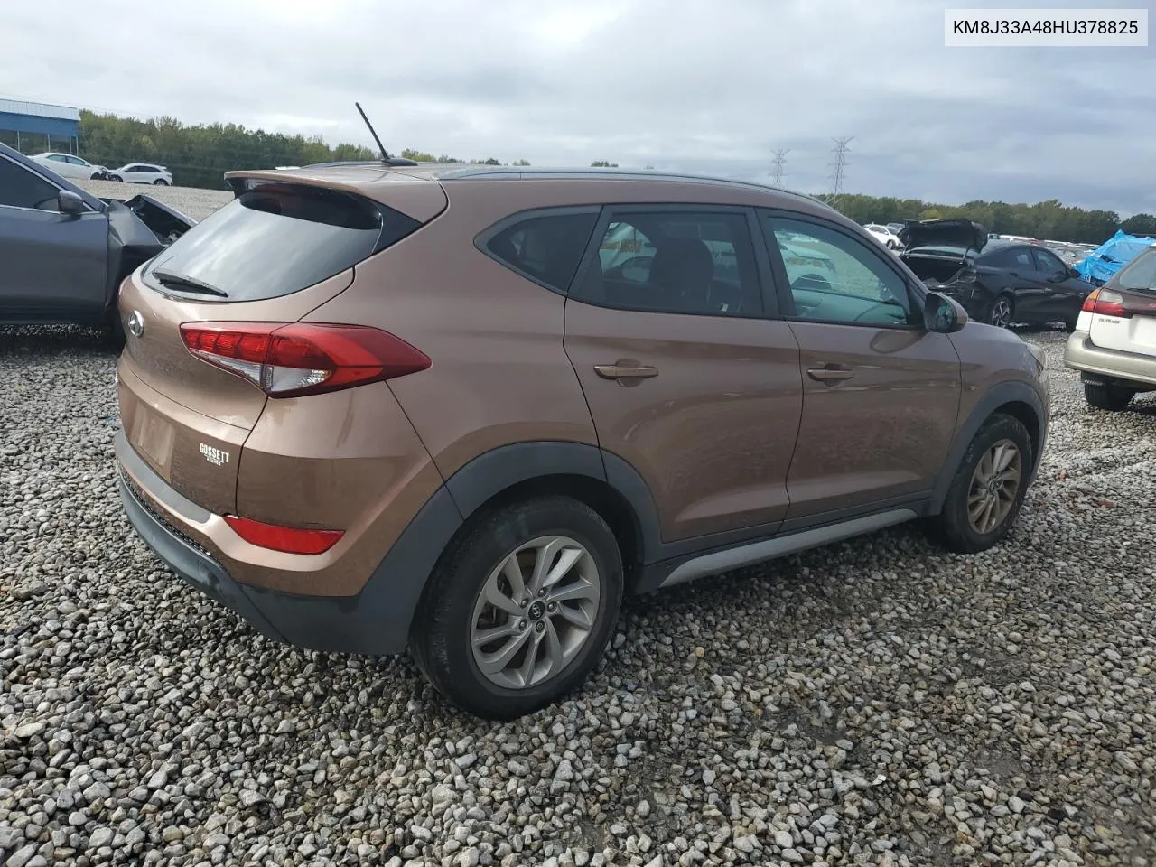 2017 Hyundai Tucson Limited VIN: KM8J33A48HU378825 Lot: 79767744