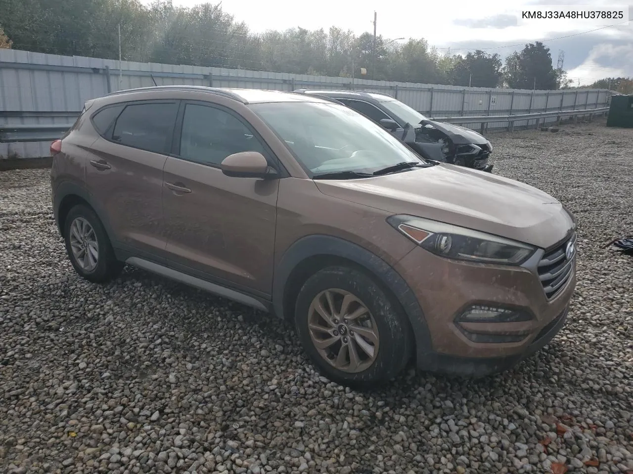 2017 Hyundai Tucson Limited VIN: KM8J33A48HU378825 Lot: 79767744