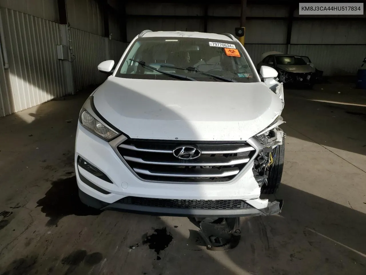 2017 Hyundai Tucson Limited VIN: KM8J3CA44HU517834 Lot: 79770634