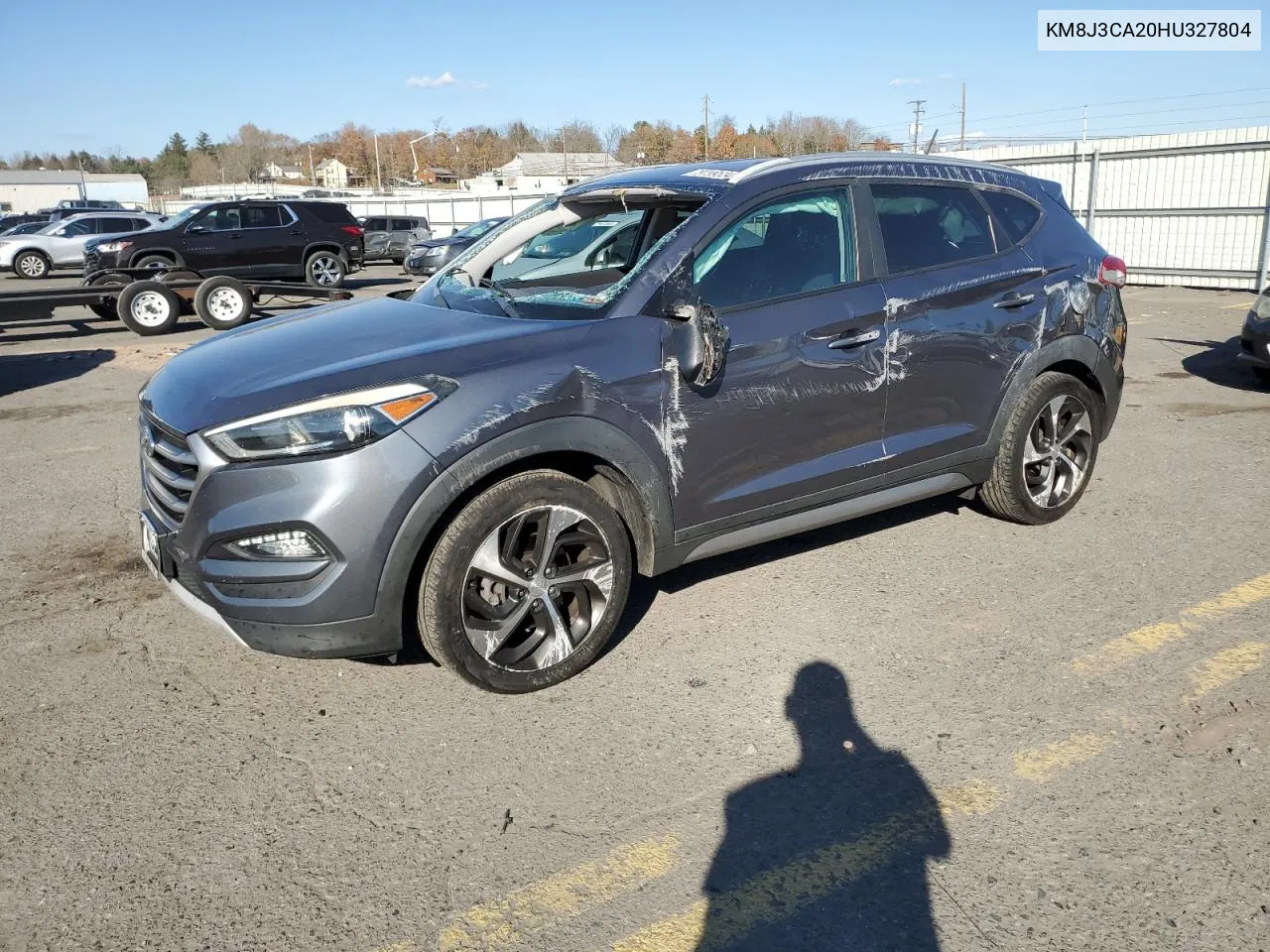 2017 Hyundai Tucson Limited VIN: KM8J3CA20HU327804 Lot: 79799534