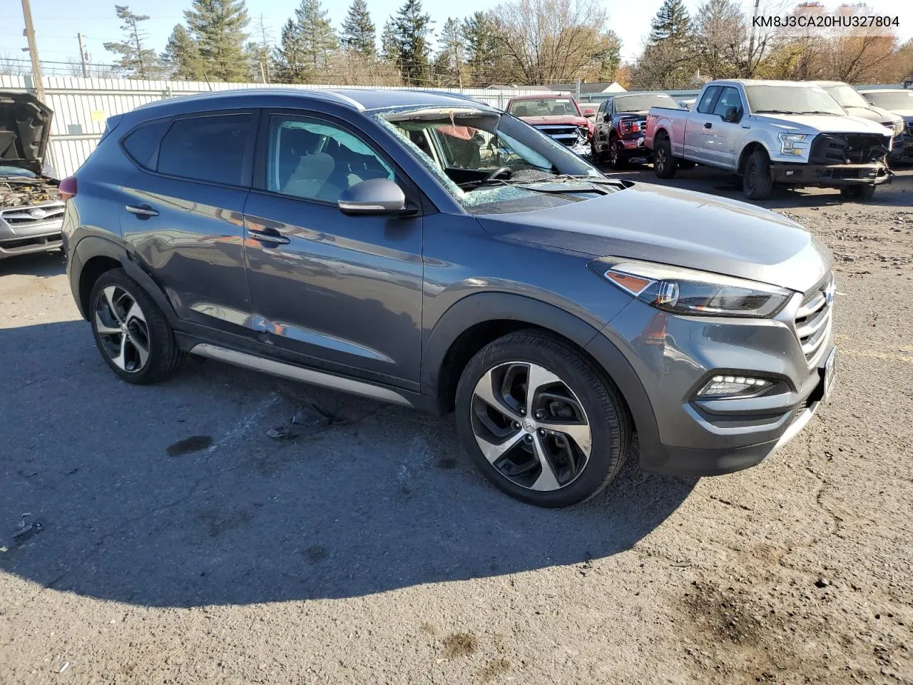 2017 Hyundai Tucson Limited VIN: KM8J3CA20HU327804 Lot: 79799534