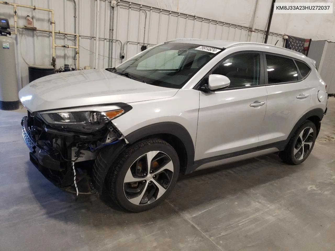 2017 Hyundai Tucson Limited VIN: KM8J33A23HU272037 Lot: 79914624