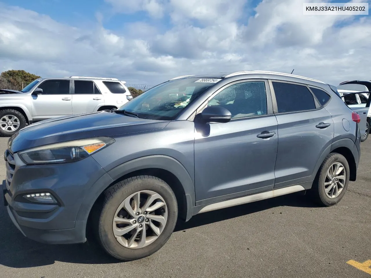 2017 Hyundai Tucson Limited VIN: KM8J33A21HU405202 Lot: 79969754