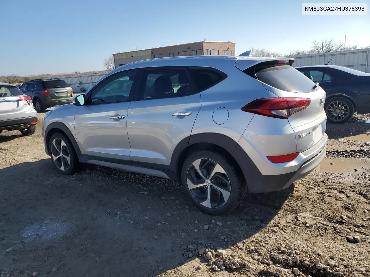 2017 Hyundai Tucson Limited VIN: KM8J3CA27HU378393 Lot: 80051444