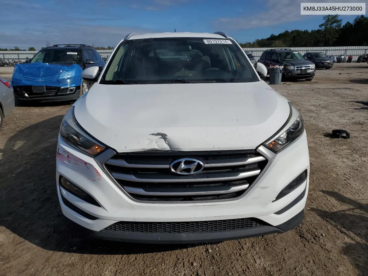 2017 Hyundai Tucson Limited VIN: KM8J33A45HU273000 Lot: 80197214