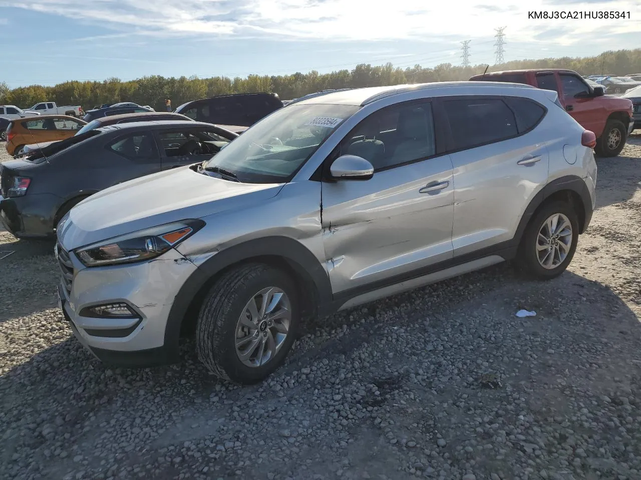 2017 Hyundai Tucson Limited VIN: KM8J3CA21HU385341 Lot: 80323594