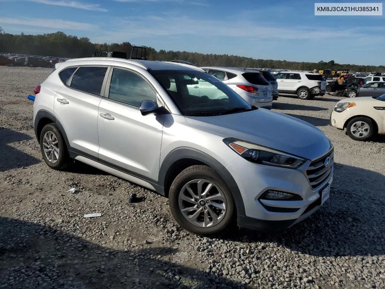 2017 Hyundai Tucson Limited VIN: KM8J3CA21HU385341 Lot: 80323594