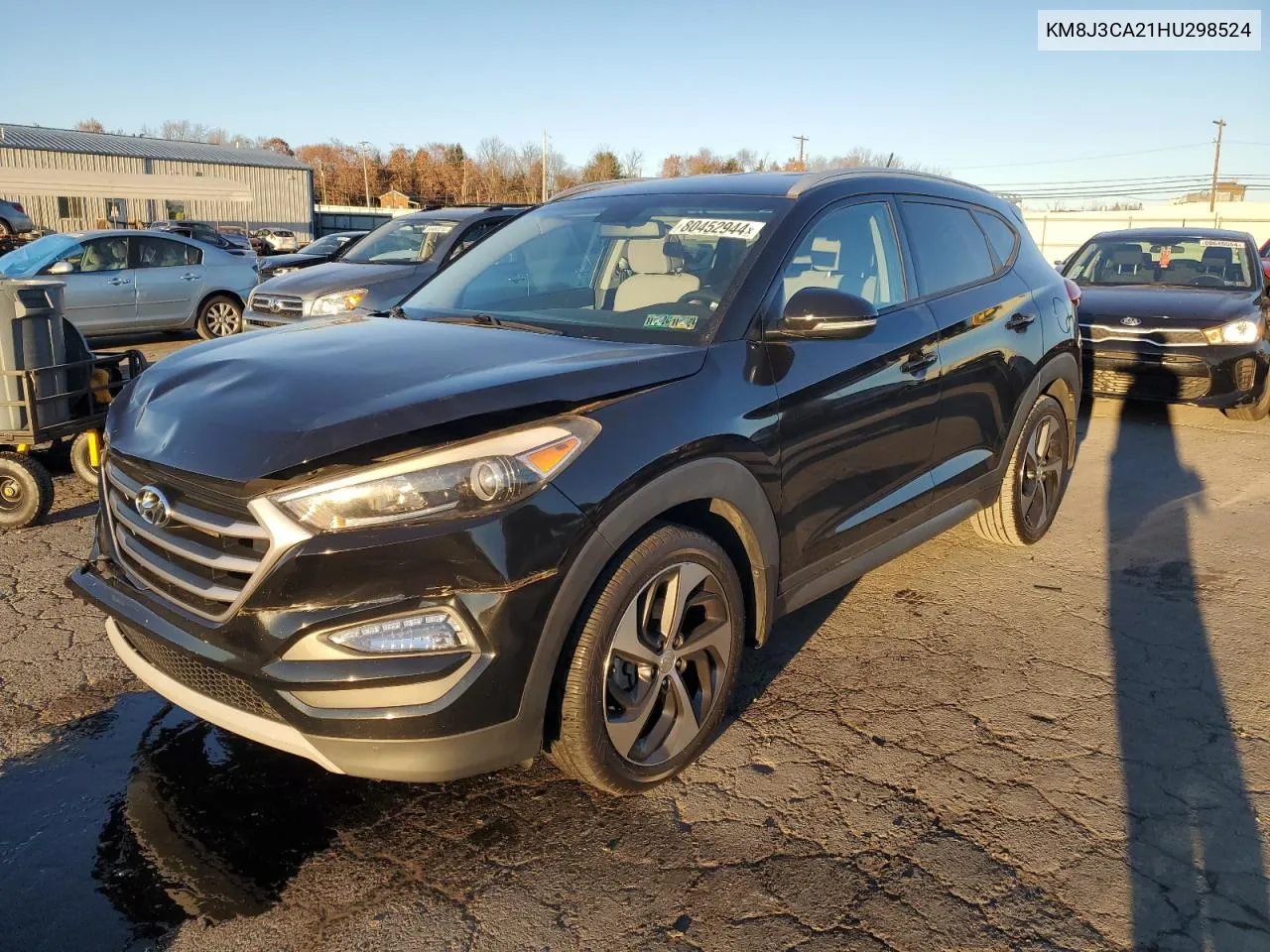 2017 Hyundai Tucson Limited VIN: KM8J3CA21HU298524 Lot: 80452944