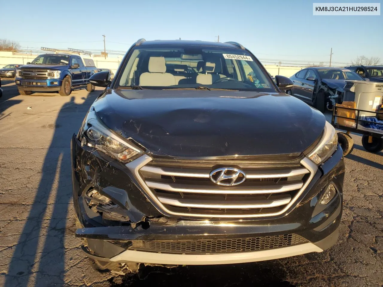 2017 Hyundai Tucson Limited VIN: KM8J3CA21HU298524 Lot: 80452944