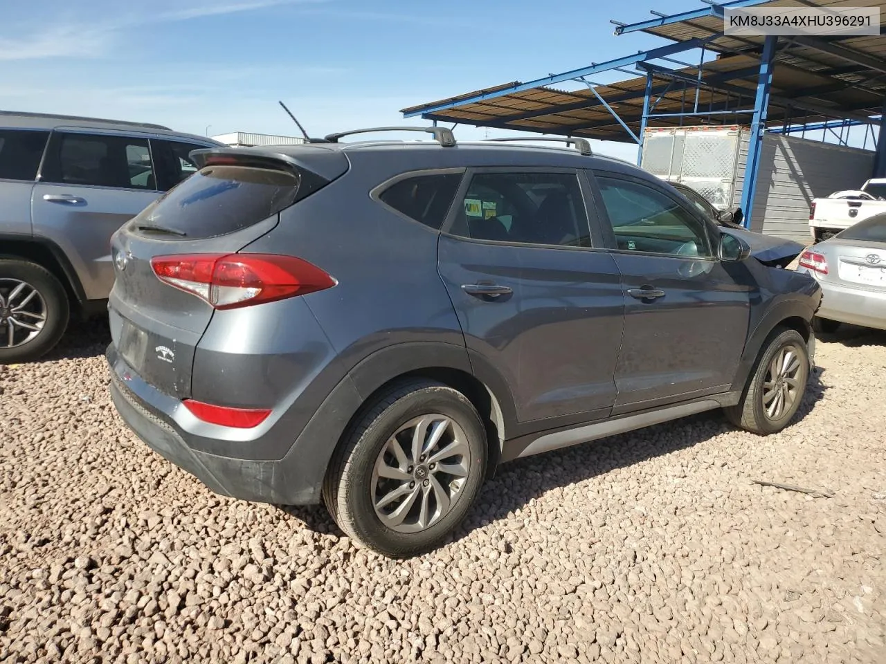 2017 Hyundai Tucson Limited VIN: KM8J33A4XHU396291 Lot: 81068994