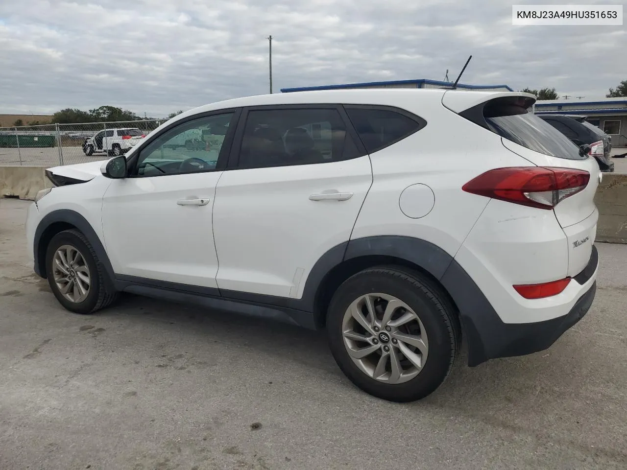 2017 Hyundai Tucson Se VIN: KM8J23A49HU351653 Lot: 81390574