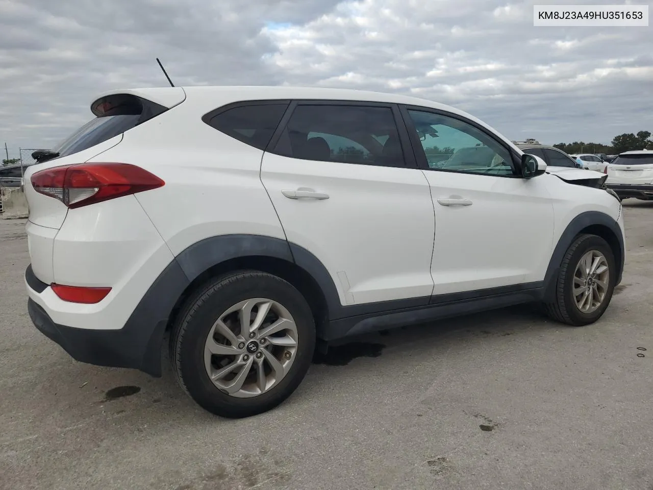 2017 Hyundai Tucson Se VIN: KM8J23A49HU351653 Lot: 81390574