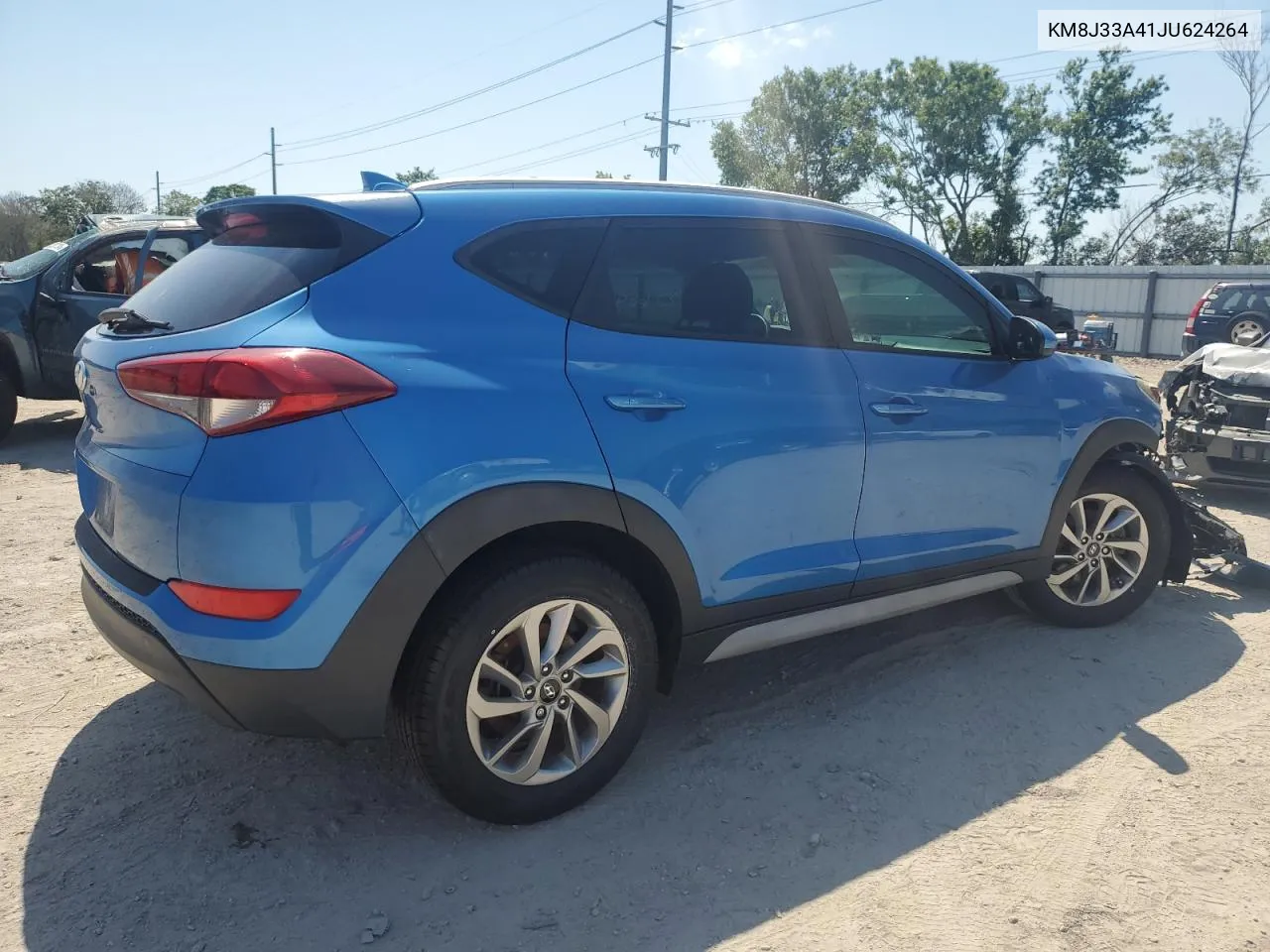 2018 Hyundai Tucson Sel VIN: KM8J33A41JU624264 Lot: 49404104