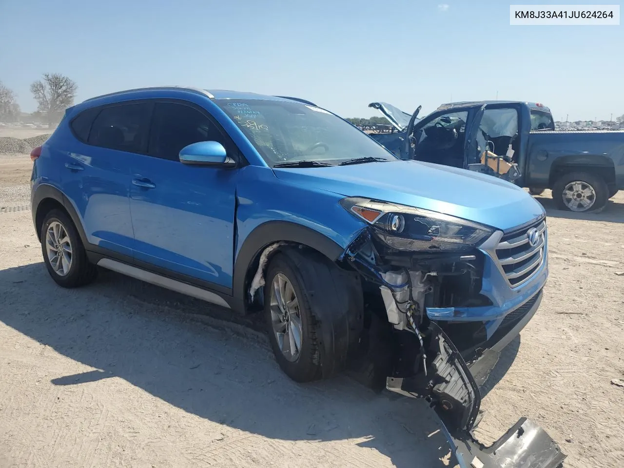 2018 Hyundai Tucson Sel VIN: KM8J33A41JU624264 Lot: 49404104