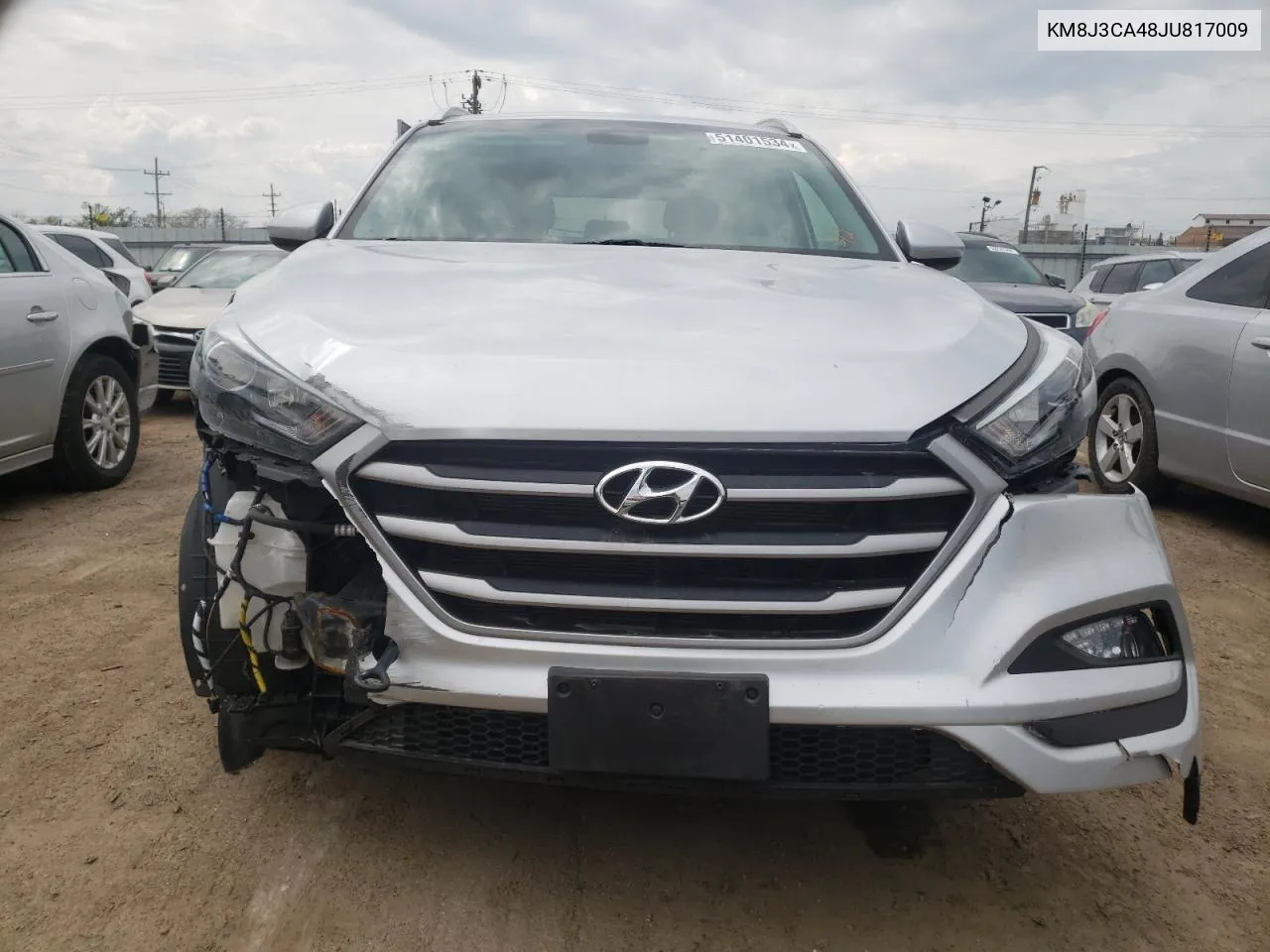 2018 Hyundai Tucson Sel VIN: KM8J3CA48JU817009 Lot: 51401534