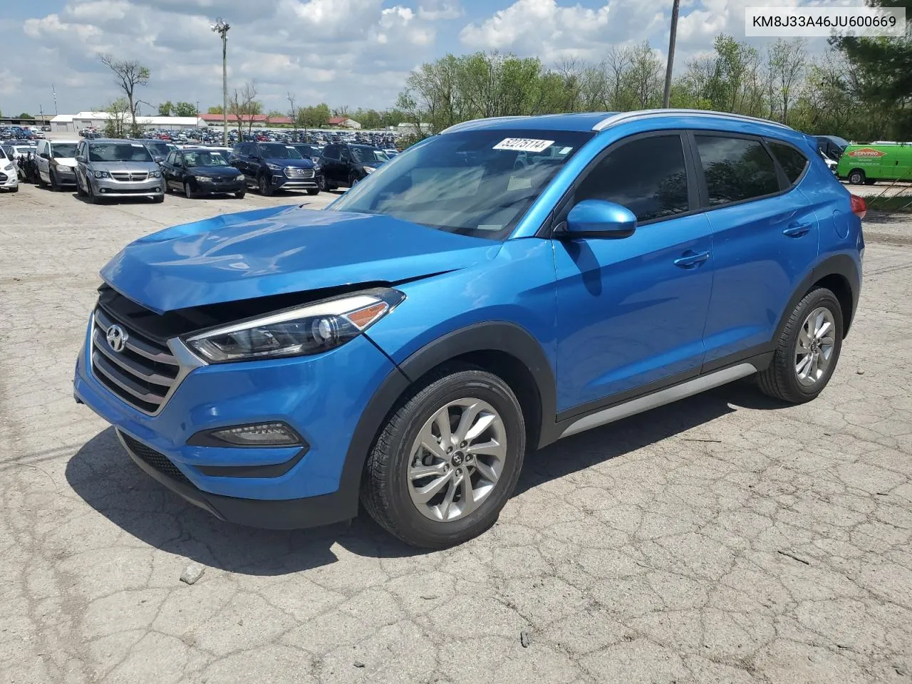 2018 Hyundai Tucson Sel VIN: KM8J33A46JU600669 Lot: 52275114