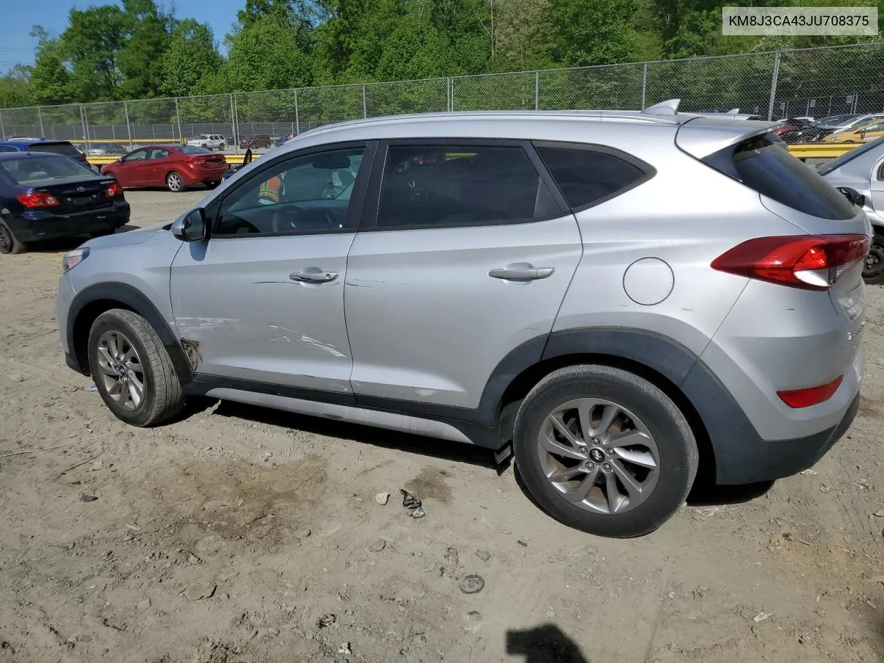 KM8J3CA43JU708375 2018 Hyundai Tucson Sel