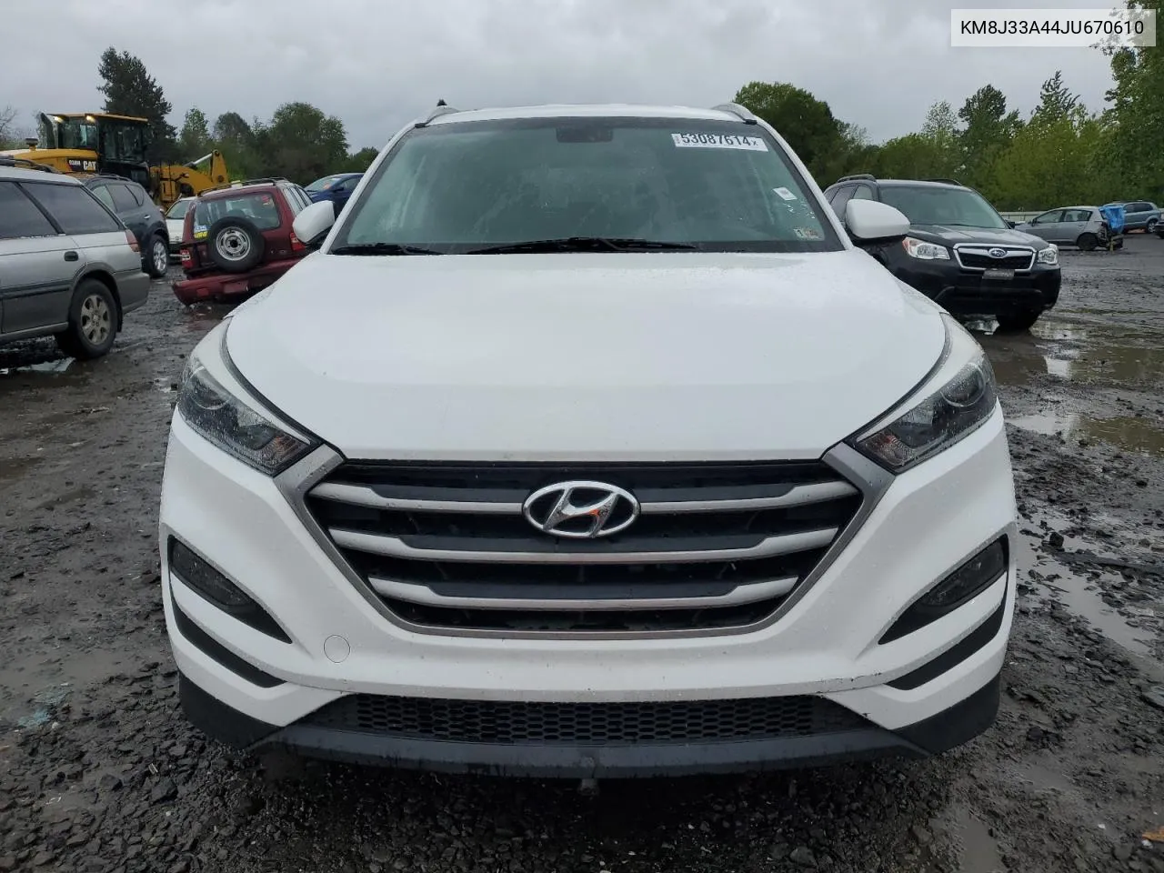 2018 Hyundai Tucson Sel VIN: KM8J33A44JU670610 Lot: 53087614