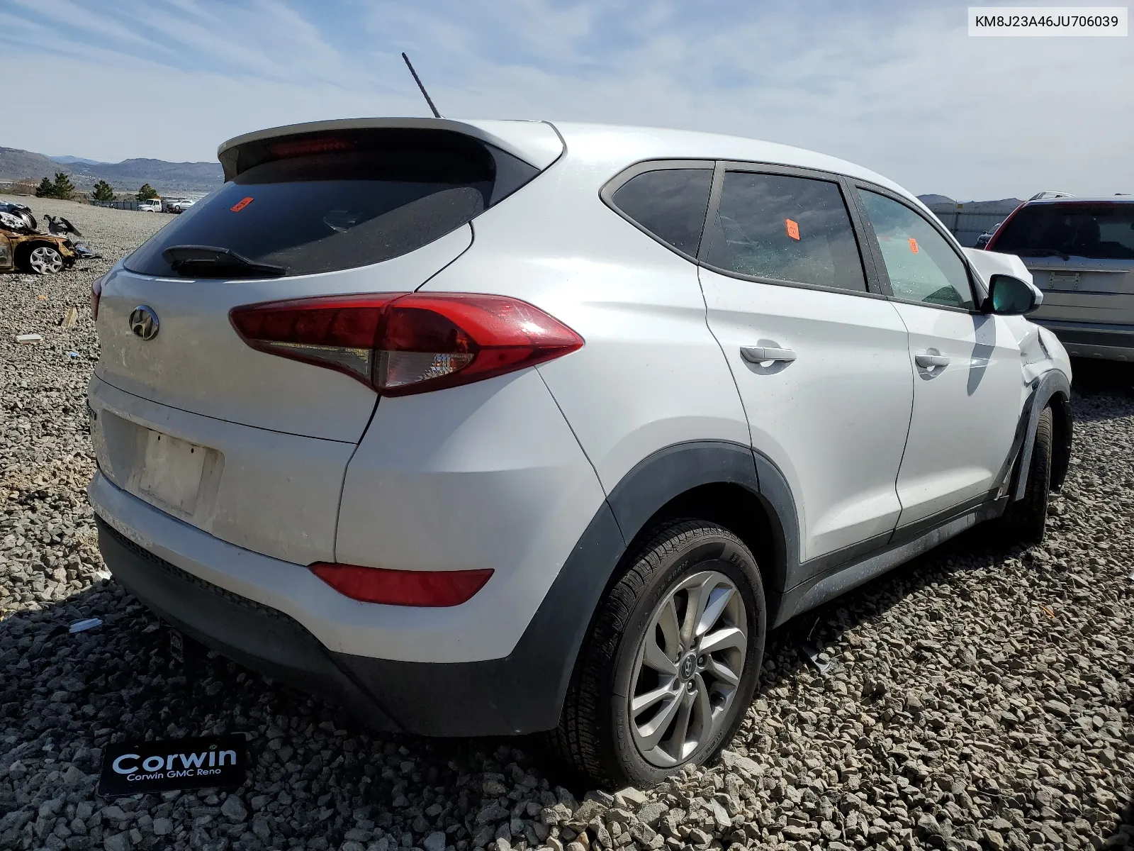 2018 Hyundai Tucson Se VIN: KM8J23A46JU706039 Lot: 53159474