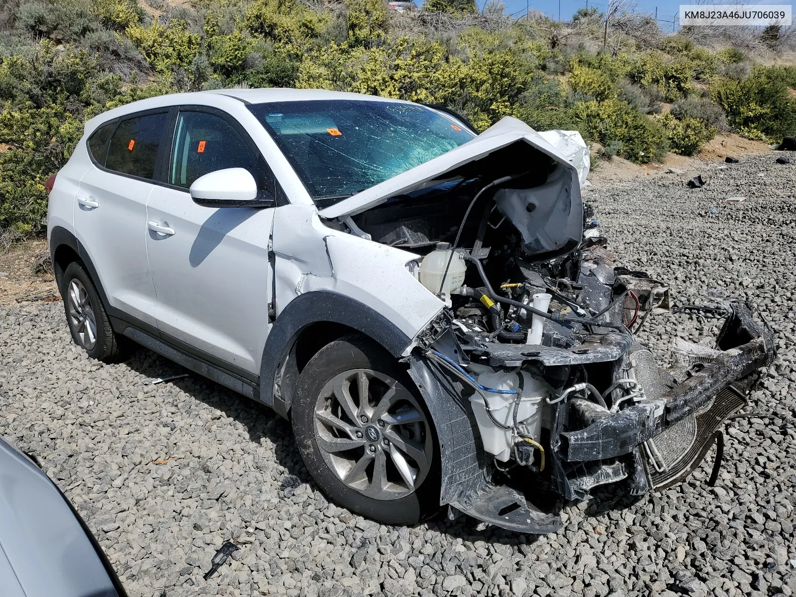 2018 Hyundai Tucson Se VIN: KM8J23A46JU706039 Lot: 53159474