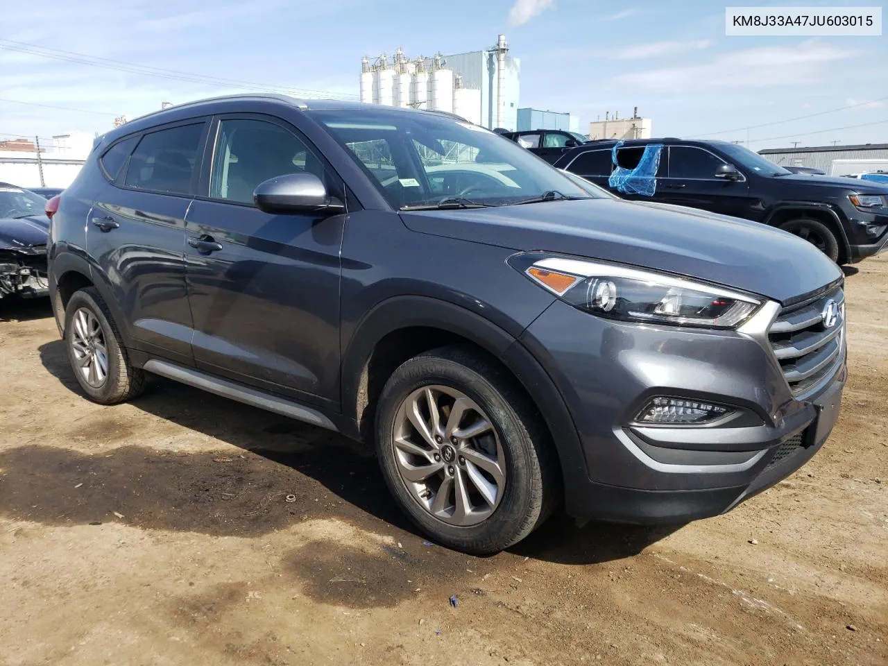 KM8J33A47JU603015 2018 Hyundai Tucson Sel