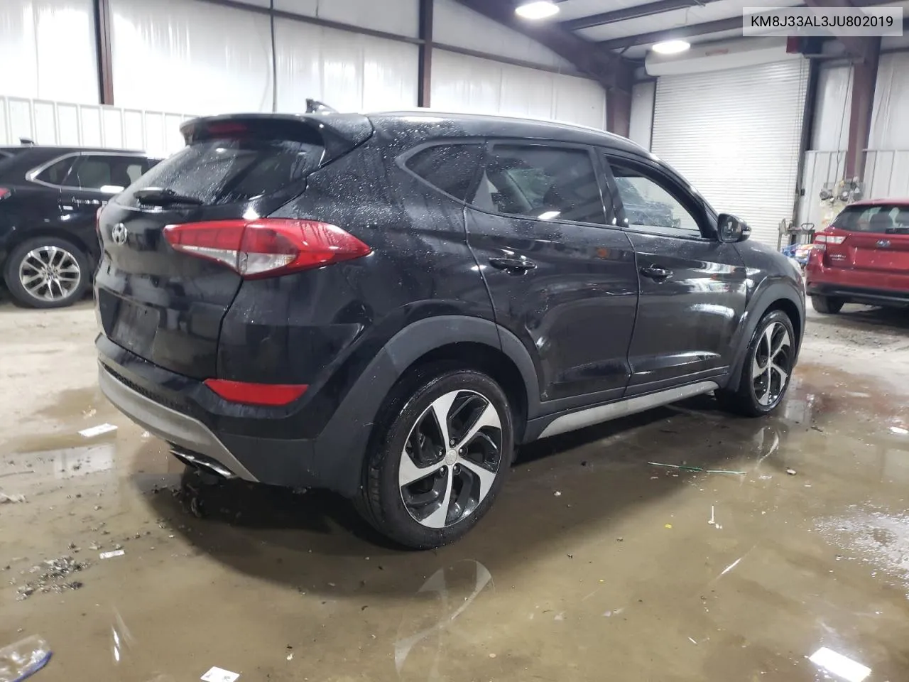 2018 Hyundai Tucson Sport VIN: KM8J33AL3JU802019 Lot: 54557644