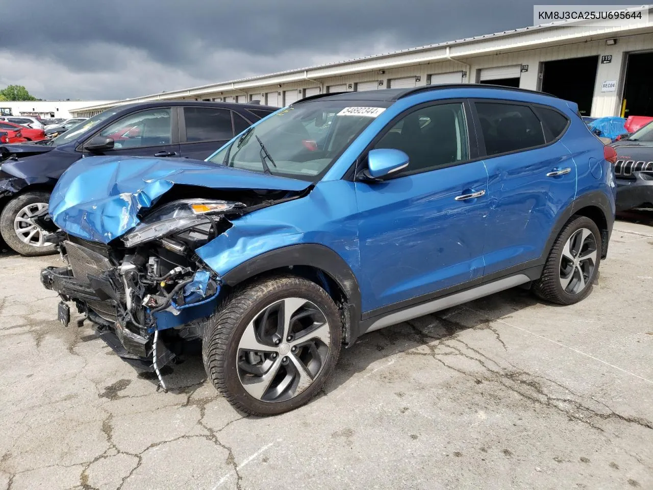 2018 Hyundai Tucson Value VIN: KM8J3CA25JU695644 Lot: 54892344