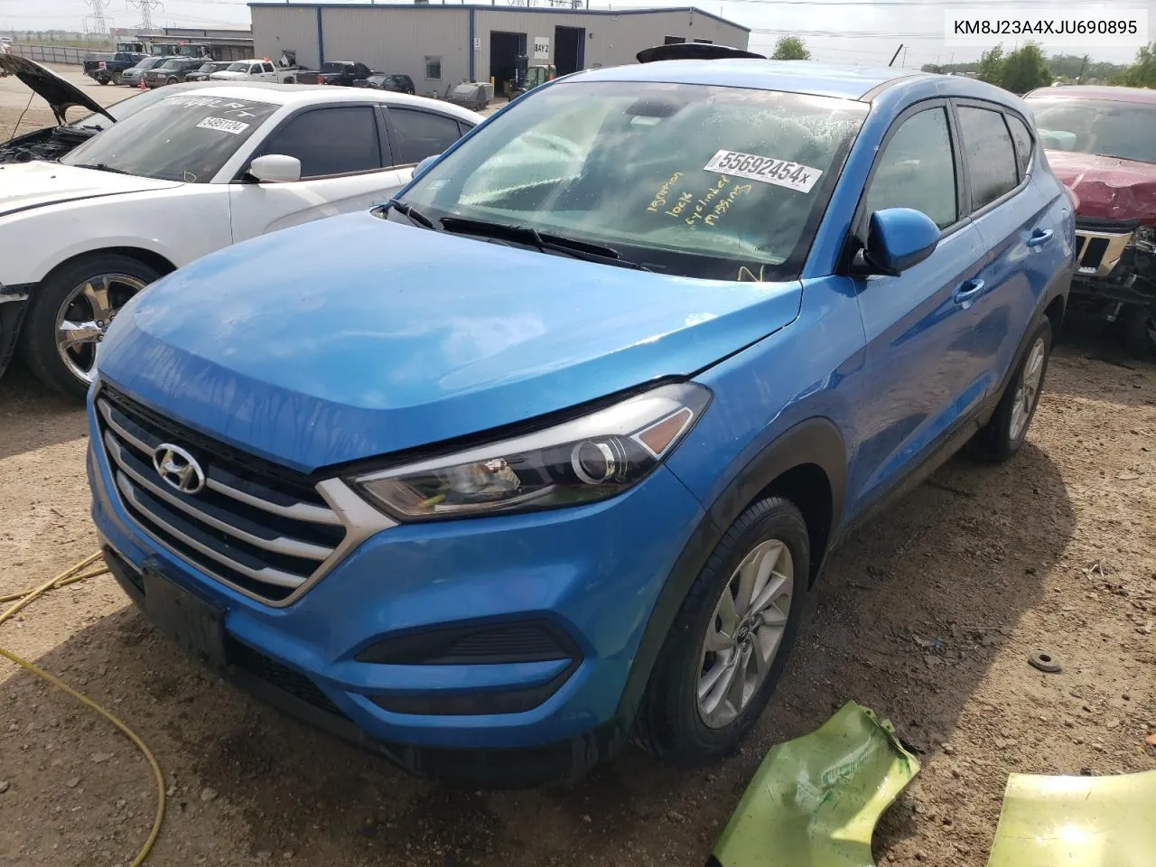 2018 Hyundai Tucson Se VIN: KM8J23A4XJU690895 Lot: 55692454