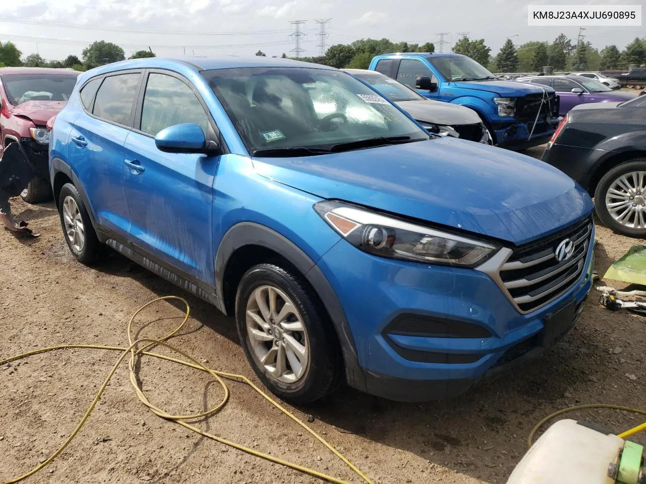 2018 Hyundai Tucson Se VIN: KM8J23A4XJU690895 Lot: 55692454