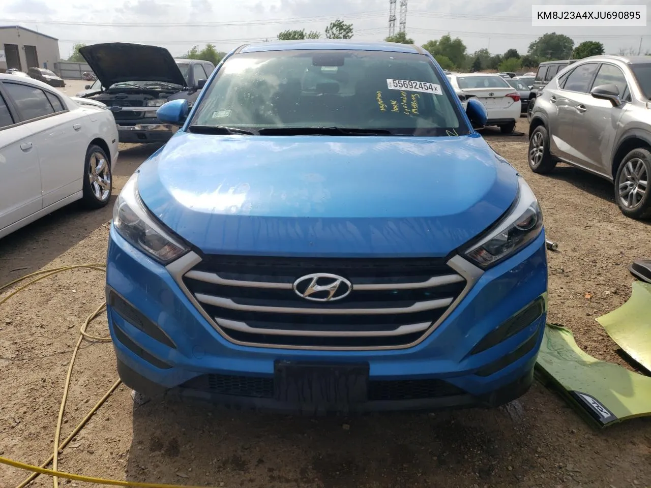 2018 Hyundai Tucson Se VIN: KM8J23A4XJU690895 Lot: 55692454