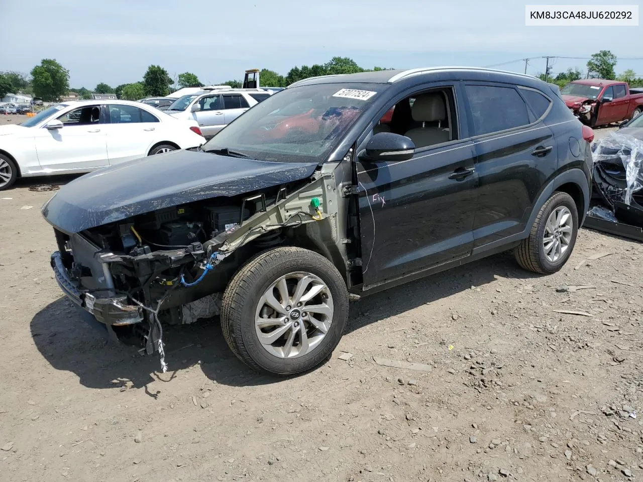 2018 Hyundai Tucson Sel VIN: KM8J3CA48JU620292 Lot: 57077524