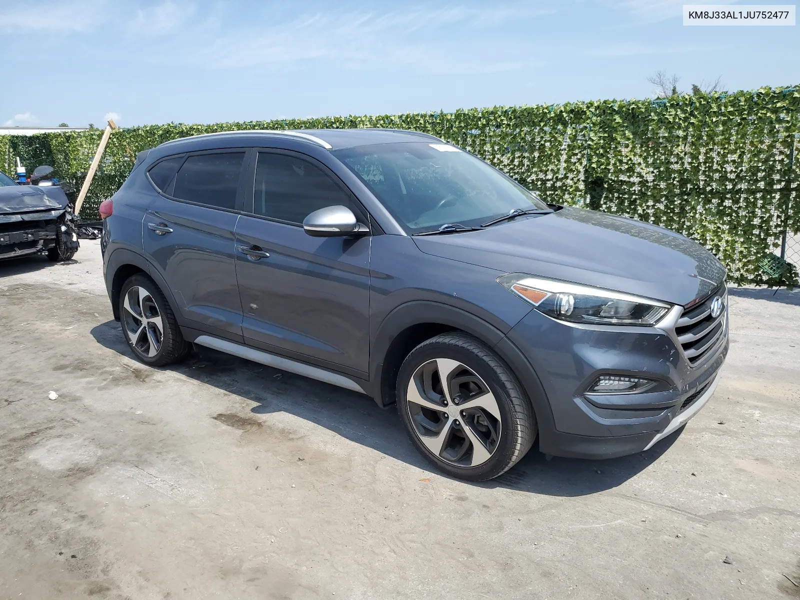 2018 Hyundai Tucson Sport VIN: KM8J33AL1JU752477 Lot: 58027004