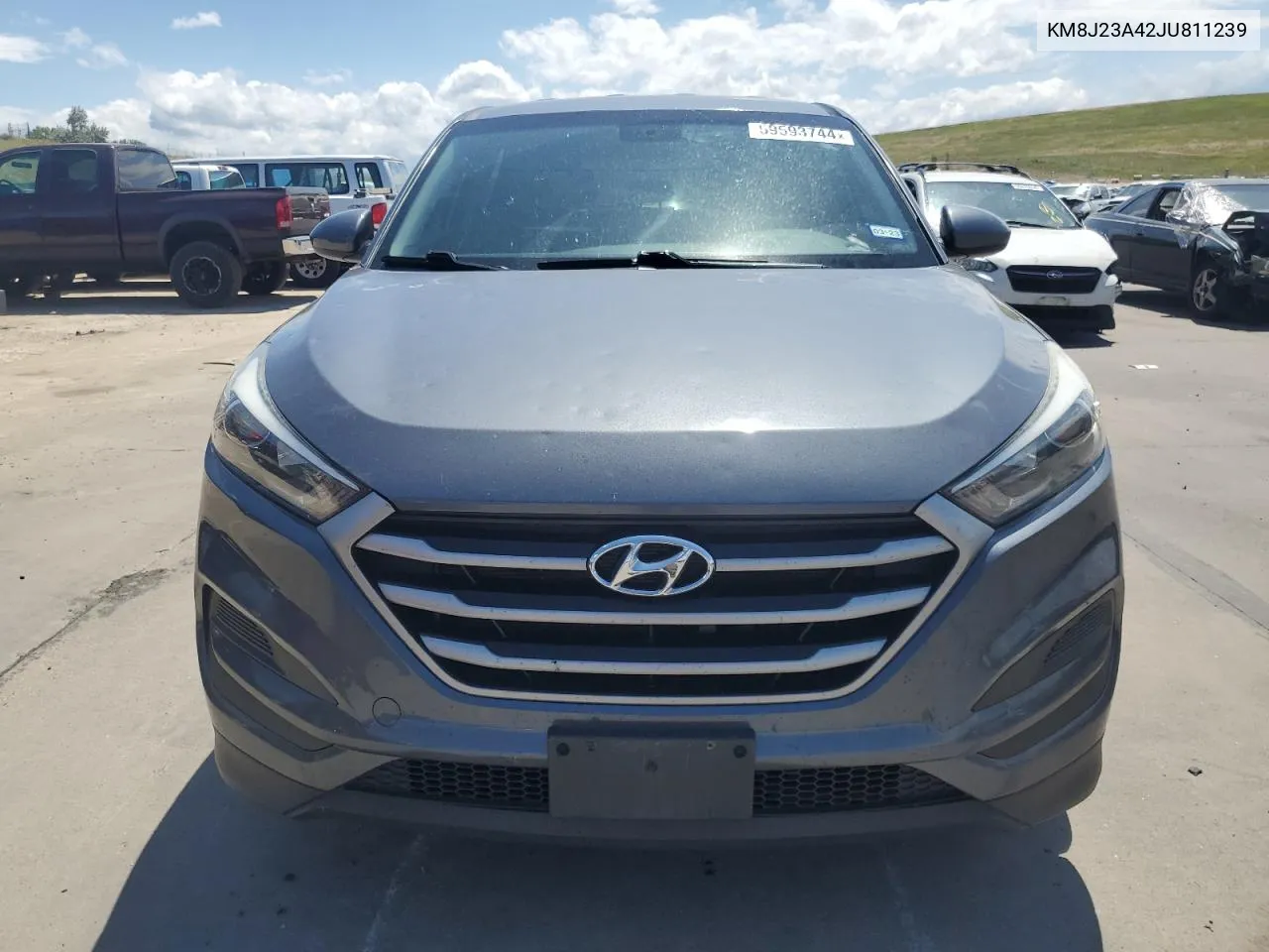 2018 Hyundai Tucson Se VIN: KM8J23A42JU811239 Lot: 59593744