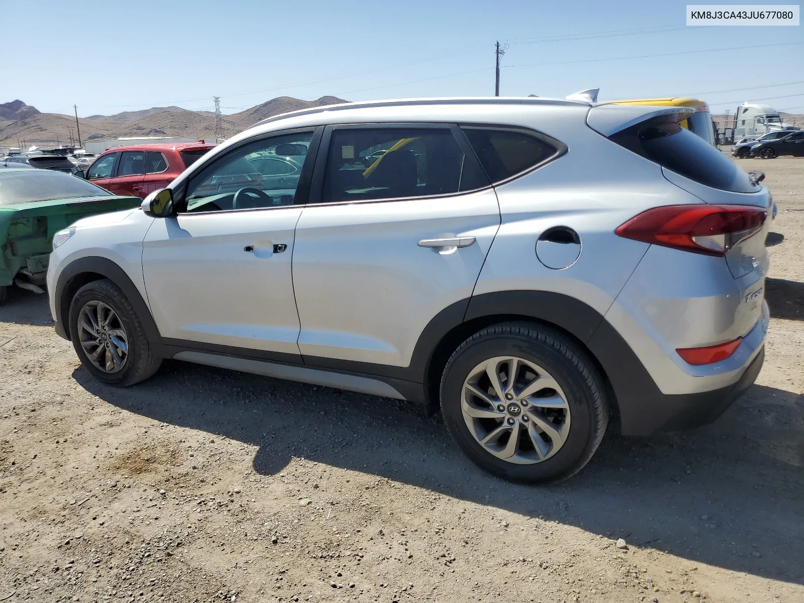 2018 Hyundai Tucson Sel VIN: KM8J3CA43JU677080 Lot: 59773784