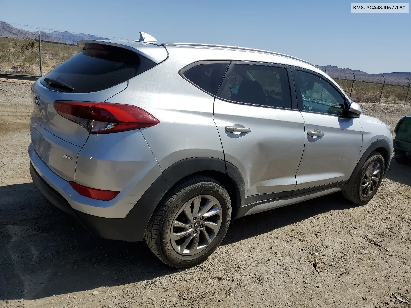 2018 Hyundai Tucson Sel VIN: KM8J3CA43JU677080 Lot: 59773784