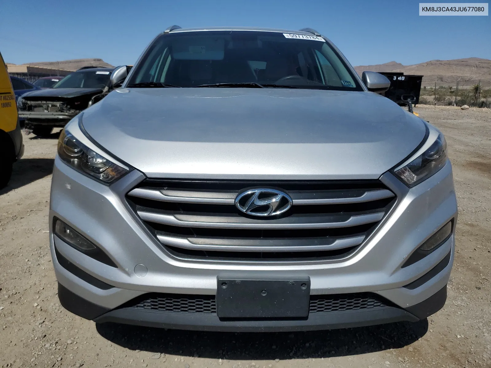 2018 Hyundai Tucson Sel VIN: KM8J3CA43JU677080 Lot: 59773784