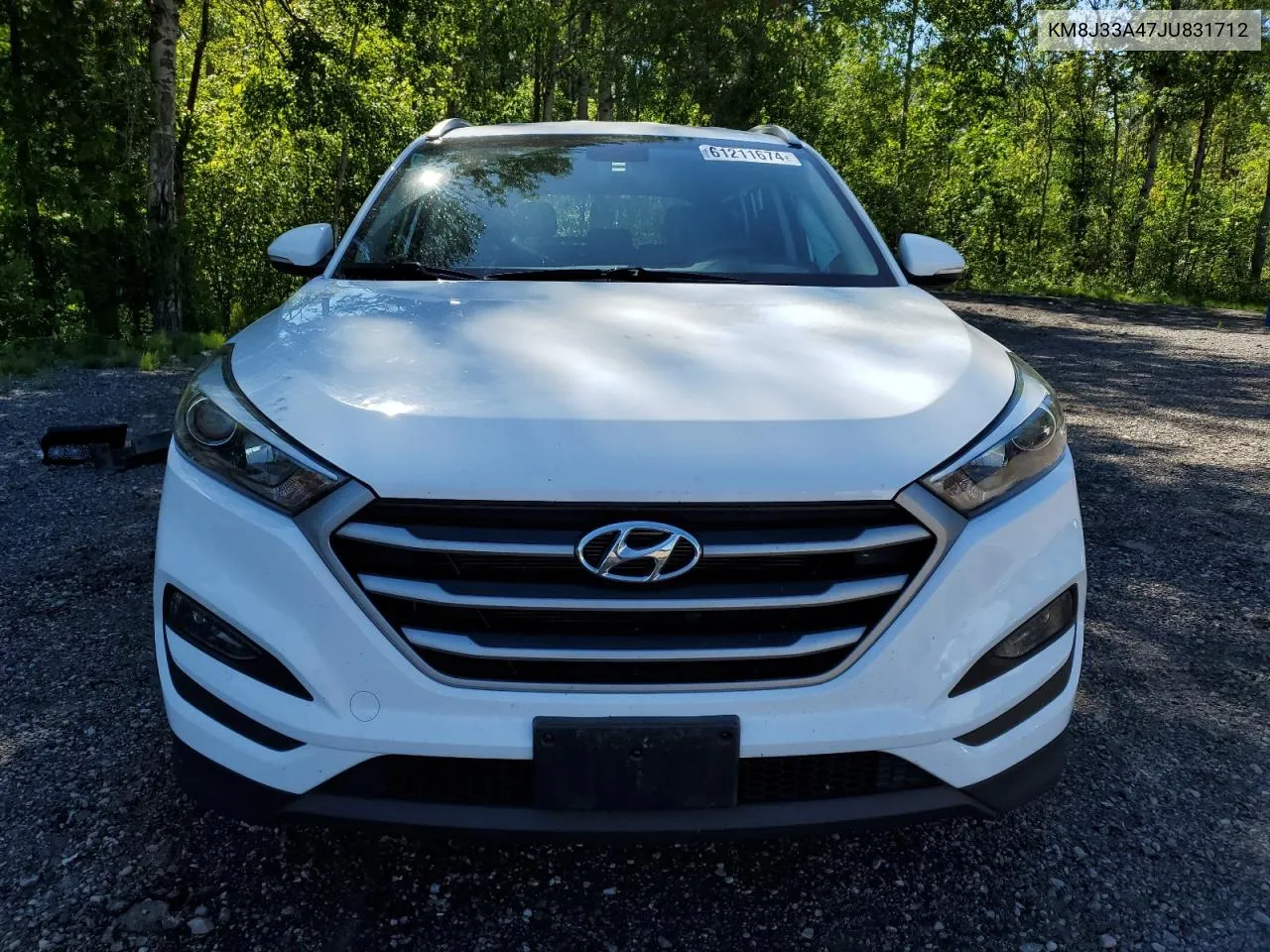 2018 Hyundai Tucson Sel VIN: KM8J33A47JU831712 Lot: 61211674