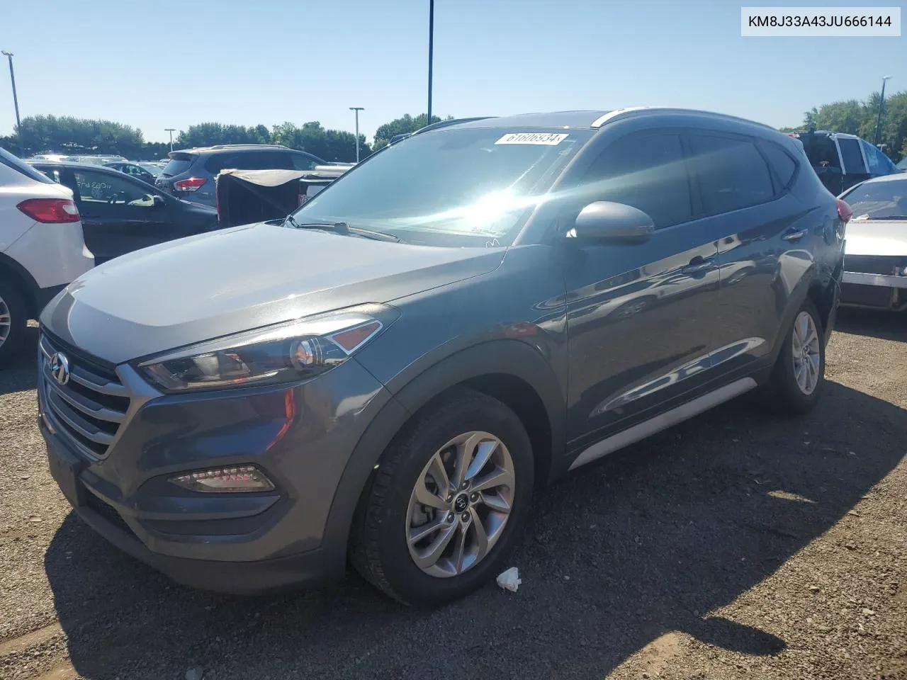 2018 Hyundai Tucson Sel VIN: KM8J33A43JU666144 Lot: 61606934